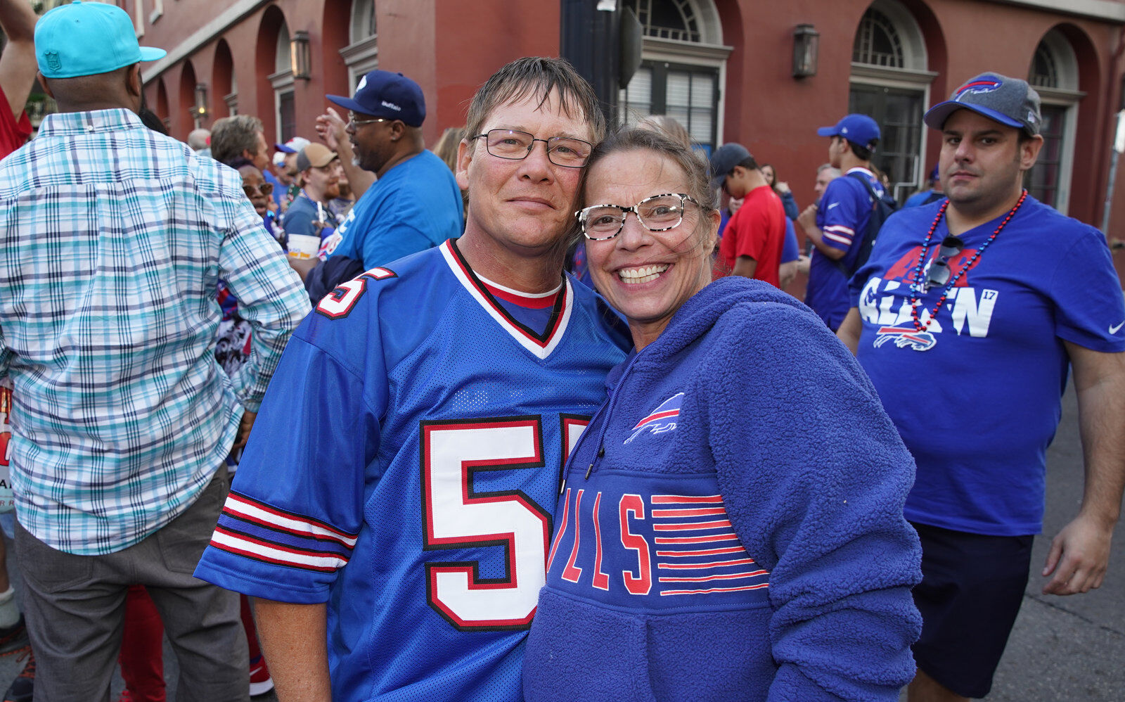 Buffalo Bills packers of NOLA Takeover Parade